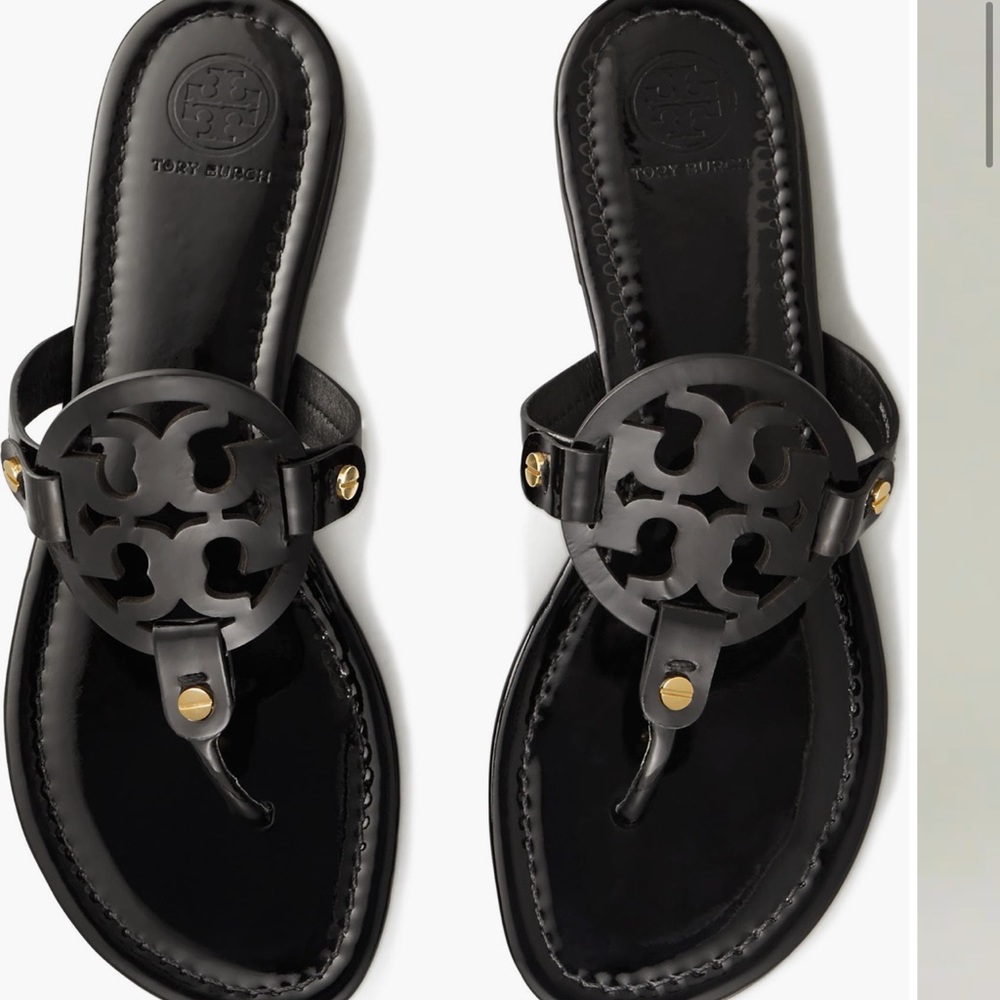 Tory Burch Miller Black Patent Size 11